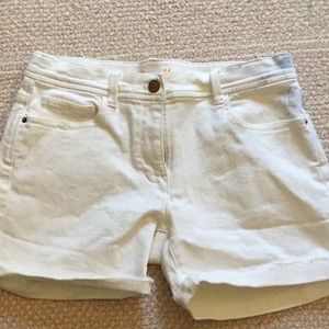 Crew cuts white shorts